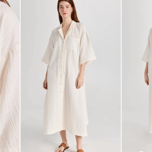 Green button down dress - Picture 3 of 3